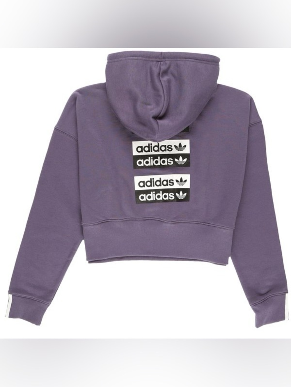 adidas women Dark Purple Hoodie - Picture 2 of 5